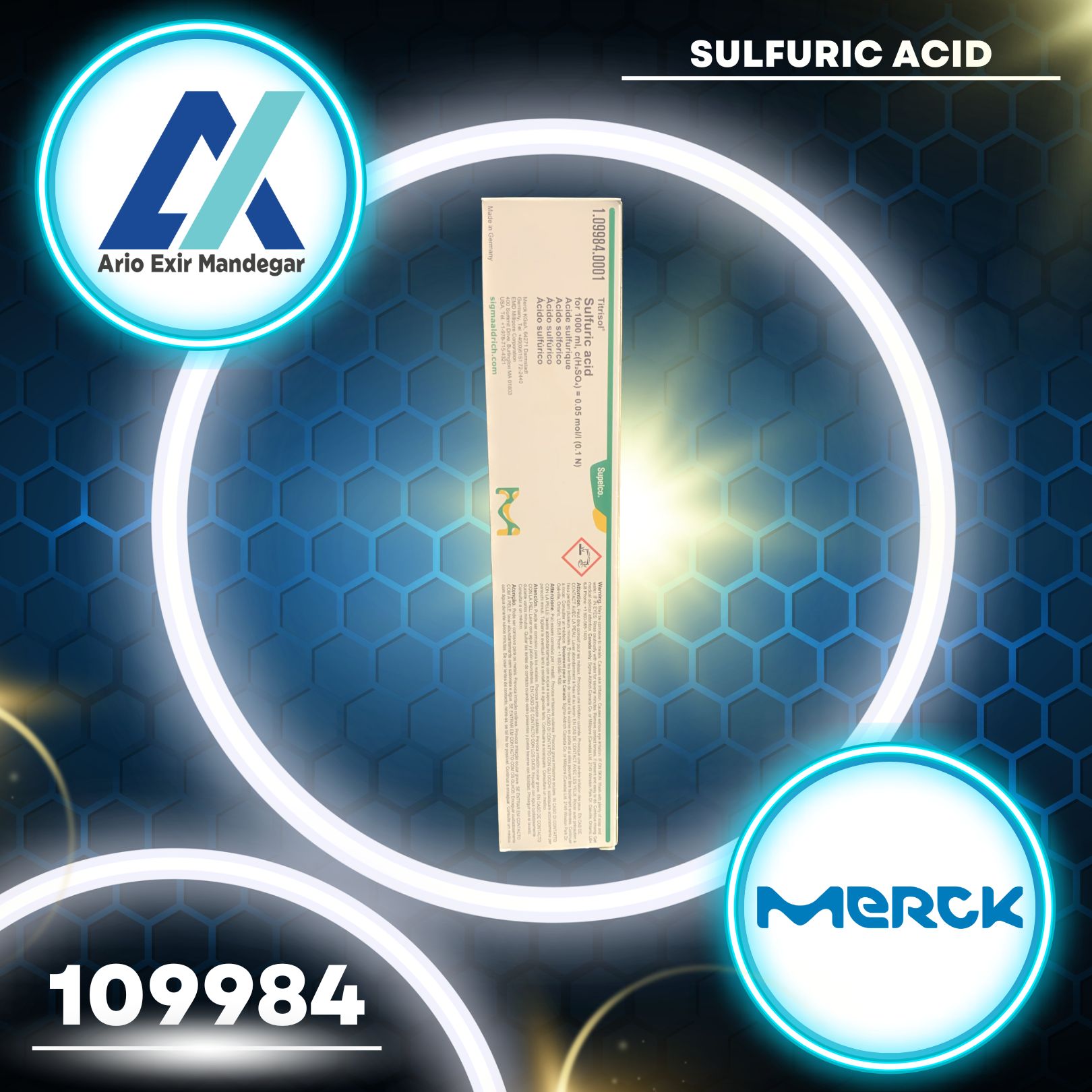 تیترازول سولفوریک اسید - Sulfuric acid Titrisol